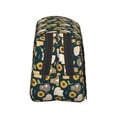 thumbnail image 3 of Sikiie Bear Sunflower Print Flip Double-layer Pencil Case, All-purpose Stationery Bag for Study and Office, Zipper Design, Unisex, 3 of 7