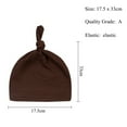 thumbnail image 4 of PEACNNG Baby Hats Newborn 100% Organic Cotton Soft Adjustable Hat Often Knotted Cap, for Infant Boys And Girls Hats Child Beanie, 4 of 5