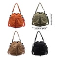 thumbnail image 5 of Women Drawstring Bucket Bag Trendy Handbag Backpack Shoulder Bag Crossbody Bag, 5 of 21