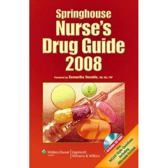 Pre-Owned Springhouse Nurse's Drug Guide, 2008 (Paperback) 1582556741 9781582556741