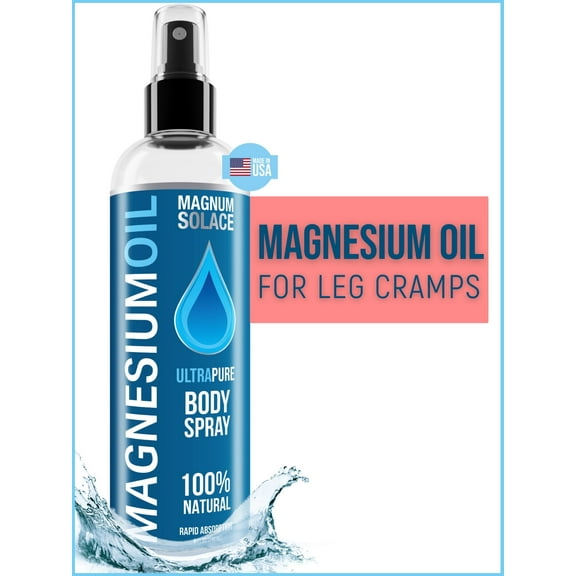 MagnumSolace Magnesium Oil for Pain Relief, Restful Sleep Spray