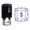 Violet, variant on Printtoo Alphabet S Monogram Initial Square Swirl Border Self Inking Rubber Stamp Office Stationary
