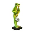 thumbnail image 4 of Resins Musician Statue Cartoon Animal Figurine Sculpture Multifunctional Decoration Resin Ornament Figurine for Home Office Desktop Decors and Artistic Ornament(C), 4 of 6