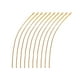 thumbnail image 1 of Wosthever Paquete de 10 conectores de pesca, accesorios de bucles de línea de mosca para exteriores, transporte portátil, cuerda de pescado, Pescar Amarillo 30LB, 1 of 6