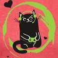 thumbnail image 3 of CafePress - Gamer Cat Women's Deluxe T Shirt - Womens Tri-blend T-Shirt, 3 of 4