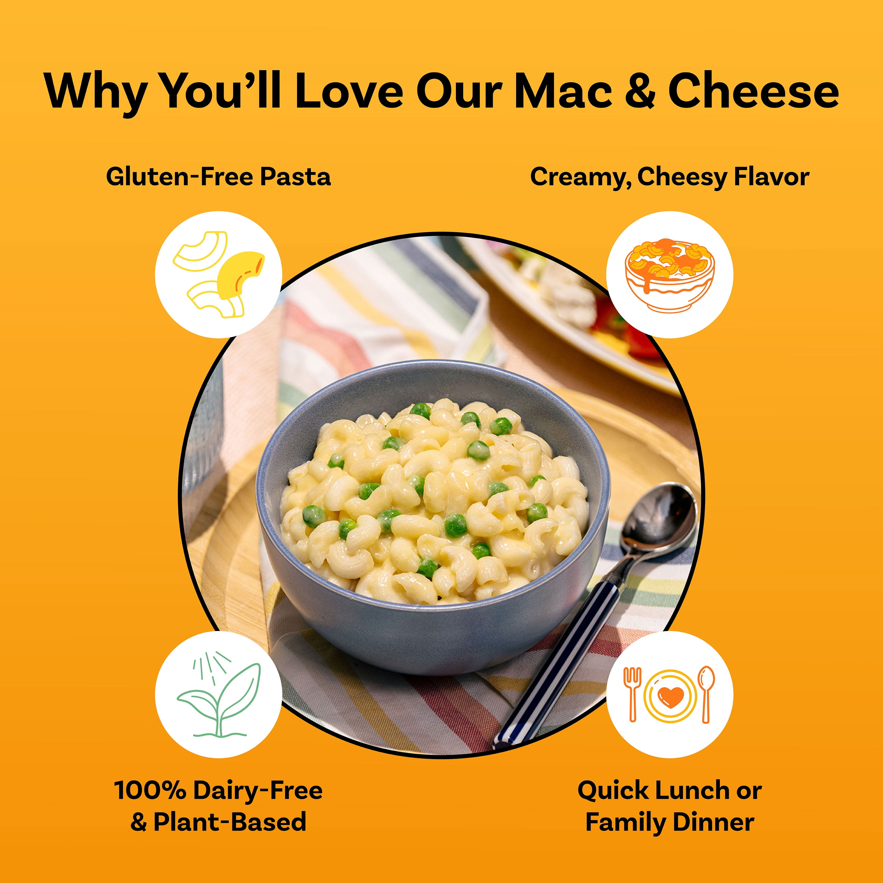 Daiya Dairy Free Gluten Free Taco Mac & Cheese, Vegan, 5.5 oz (Shelf Stable)