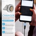 thumbnail image 5 of FELTECHELECTR 4 piezas de cargador magnético tipo C con cable USB giratorio de 360 grados y punta de conector adaptador, 5 of 5