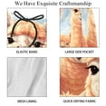 thumbnail image 4 of luoweisi Men's Beach Shorts Quick Dry Swim Trunks with Mesh Lining Alpaca L, 4 of 5