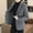 #Gray, variant on DPTALR George Men's Solid Color Casual Velvet Jacket,Gray,Big and Tall Men L