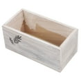 thumbnail image 5 of RENACLIPY Vintage Wooden Rectangular Flower Pot for Garden, Country Style Planter, Outdoor Indoor Plant Container, 5 of 8