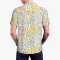 thumbnail image 3 of Balery Boho Printed Men’s Short Sleeve Polo Shirt, Midweight Men's Shirt,Golf Polo shirts -Medium, 3 of 8