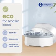 Chicco 3-in-1 Electric Steam Sterilizer for Baby Bottles, Pacifiers, Toys and More - White