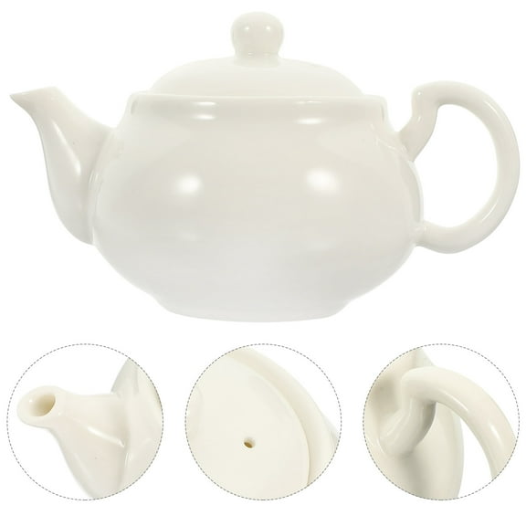 BESTOYARD Ceramic Teapot For Tea Brewing Porcelain Kettle Heat Resistant Kung Fu Tea Pot Home Office Outdoor Use