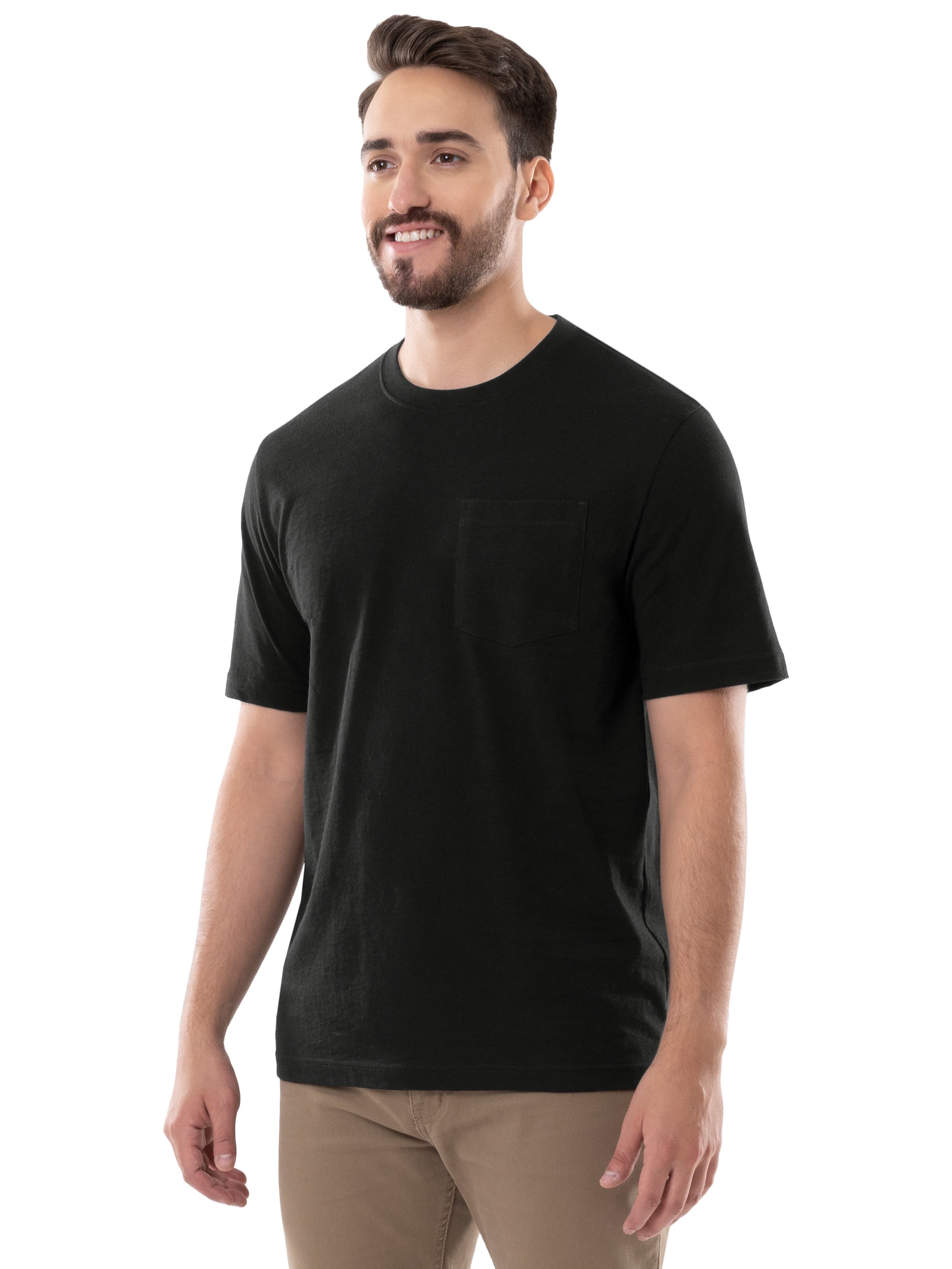 Brahma Men's Short Sleeve Workwear T-Shirt, Size S-4XLT (Men's, Big Men's, and Tall)