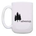 thumbnail image 2 of ThisWear Camping Mugs Adventure Gifts Hiking Gifts for Travelers 2 Pack Gift 15oz Coffee Mugs, 2 of 4