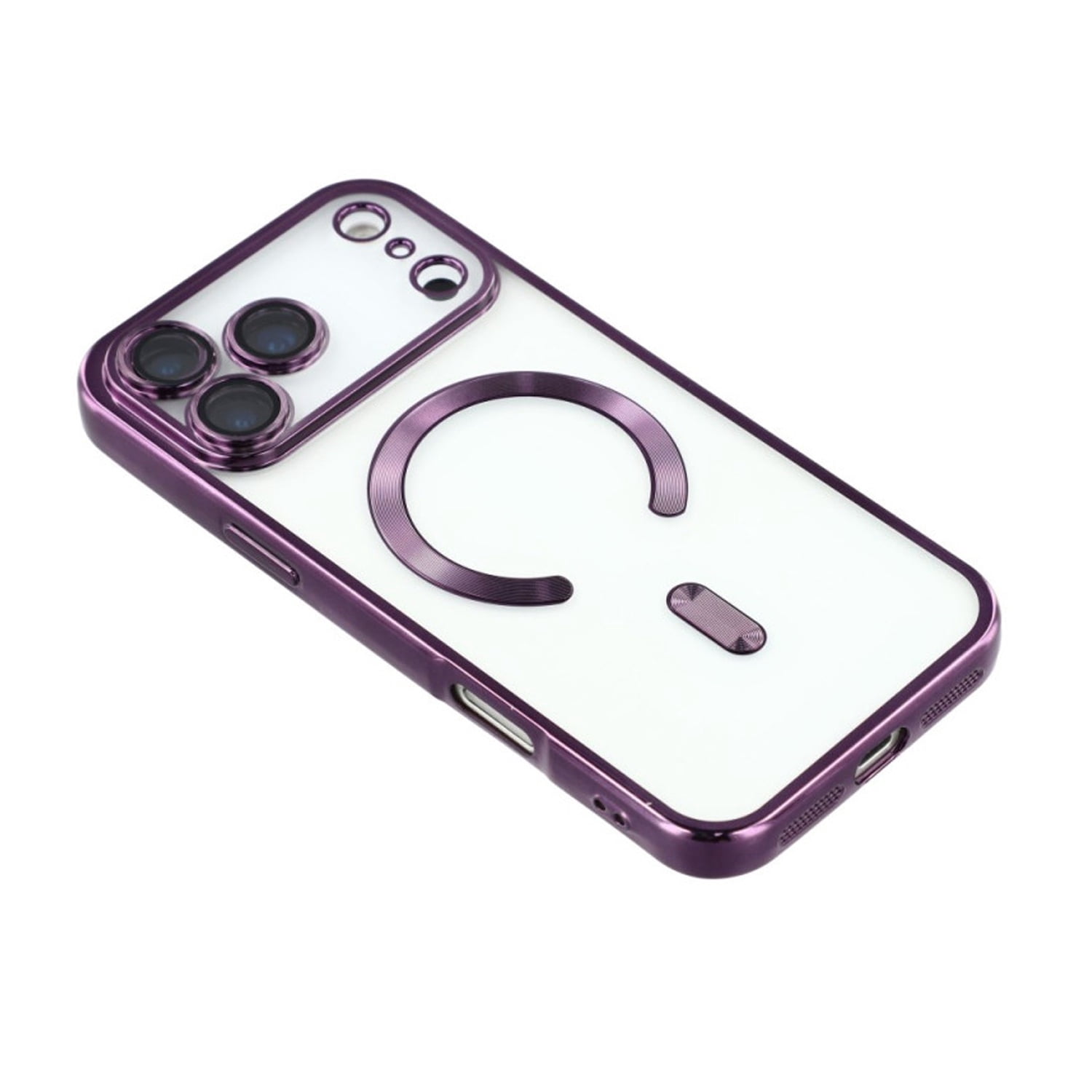 Vivid Transparent Case with MagSafe for iPhone 17 Pro Max - Purple