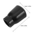 thumbnail image 2 of unbranded 2Ud Protector De Cable Para Gimnasio Con Fuerte Para De Entrenamiento En Casa Color Negro, 2 of 8