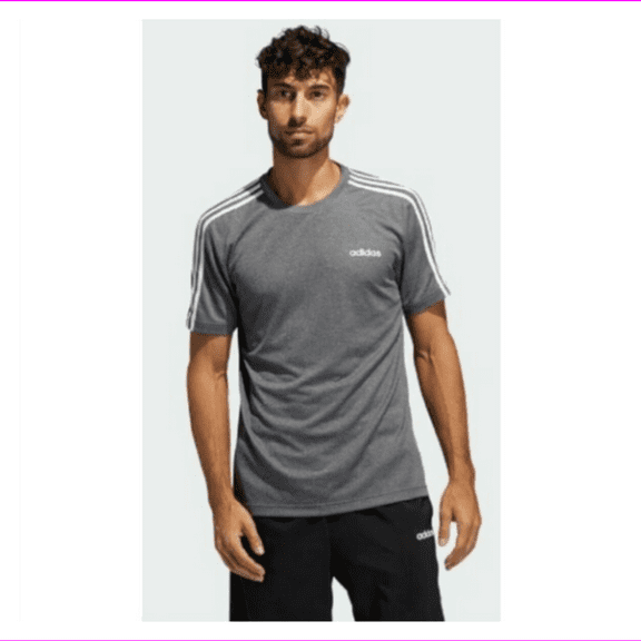 Adidas Men's 3 Stripe Climate Tee T-Shirt, 2XL