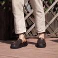 thumbnail image 4 of Zizor Men's Microsuede Moccasin Slippers with Comfy Memory Foam, Closed Back House Shoes Indoor Outdoor, 4 of 5