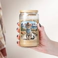 thumbnail image 4 of Welcome Fall Western Cowboy Manx Enjoys Majestic Autumn 16oz Glass Cup Mug Cat Lover Kitten Owner Gifts Glass Can with Bamboo Lid and Straw - 01007, 4 of 5