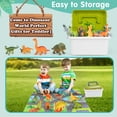 thumbnail image 4 of Dinosaur Toys for 3-6 Year Old Kid, 34PCS Dinosaur Toy Set for Boys Aged 4 with Playmat Storage Boxes,Educational Toys Christmas Birthday Gifts for 5 6 7 8 Year old Boys Girls, 4 of 11
