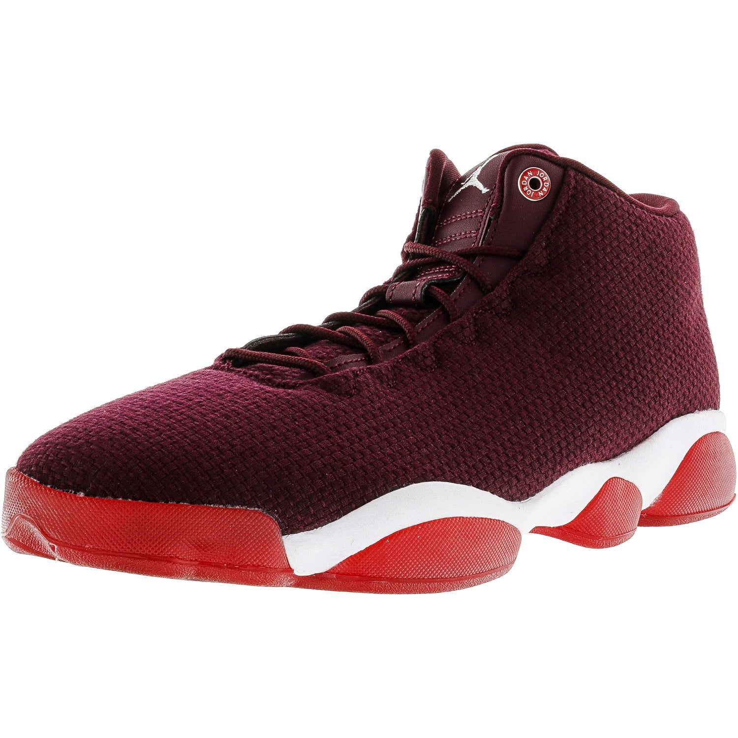 maroon and white basketball shoes