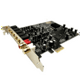 thumbnail image 1 of Tarjeta de Sonido 5.1 PCI Express PCI-e Interfaz de Salida Doble Incorporada para PC con XP/7/8/10, 1 of 5