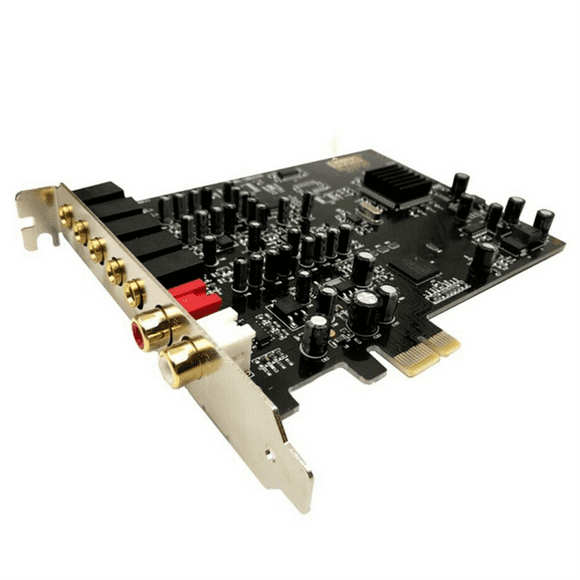 Tarjeta de Sonido 5.1 PCI Express PCI-e Interfaz de Salida Doble Incorporada para PC con XP/7/8/10