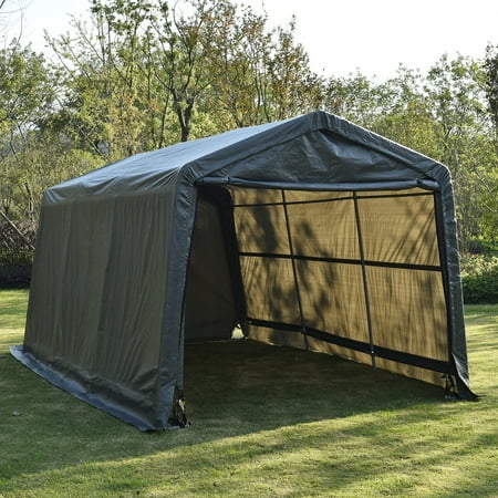 Outdoor Car Storage >> Walcut Outdoor 10x15x8ft Carport Canopy Tent Car Storage Shelter Garage W Sidewall Outdoor Car Storage >> Walcut Outdoor 10x15x8ft Carport Canopy Tent Car Storage Shelter Garage W Sidewall
