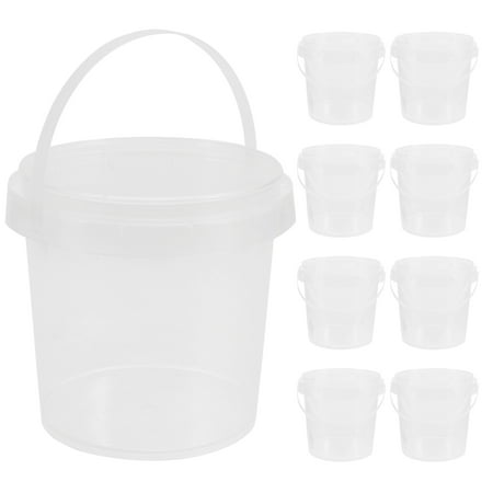 

10pcs Ice Cream Container 1L Popcorn Bucket for Drink Food Bucket Container
