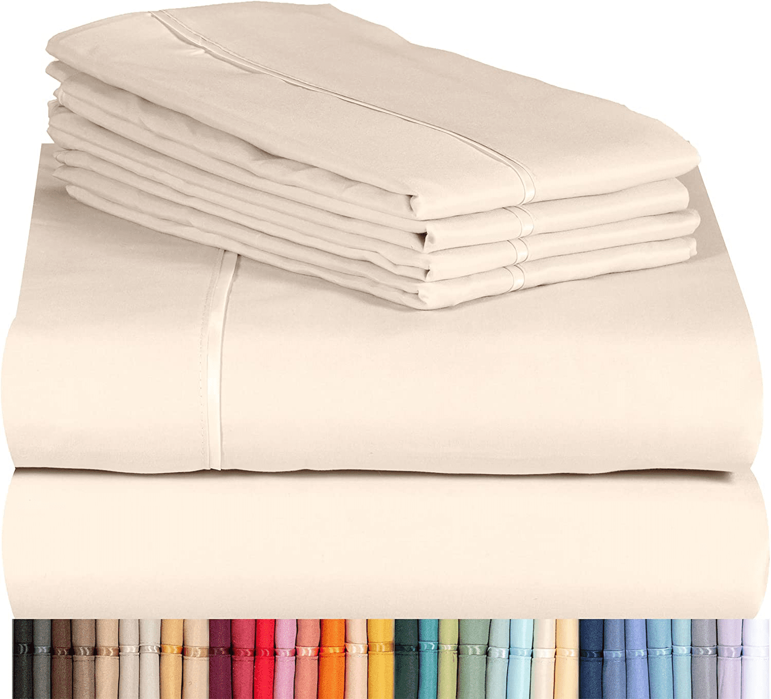 1 new premium queen size white fitted sheet 180tc percale 60 x 80x12 deep pocket 