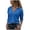 Blue, variant on Women Solid Long Sleeve Turn Down Collar Blouse Pullover Tops Shirt Long Sleeve Turtleneck Women Light Shirts for Women Shirts Women Casual Womens Long Sleeve Tops Polyester Extra Large
