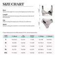 thumbnail image 5 of PAYOHTO Women's Cross Front Bikini Set with High Elasticity Soft Padding French Bulldog Colored Traces Bathing Suit Crop Top Swimsuit, 5 of 9