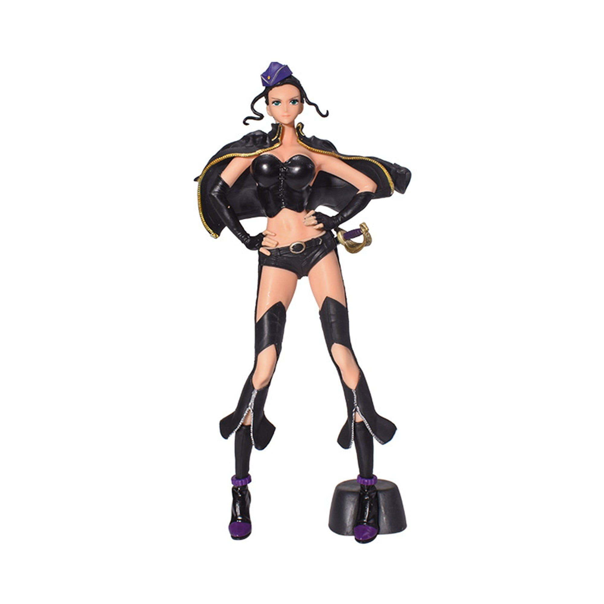 Wilomis One Piece 10 Nico Robin Action Figures Collectible Anime Figurine Black Cloak Perfect Gift For Op Fans Walmart Com