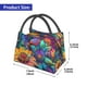 thumbnail image 2 of Fotbe Psychedelic Sunflowers Bolsa Térmica Portátil con Estampado, Bolsa de Entrega de Alimentos Aislada, Bolsa Reutilizable de Gran Capacidad para Comidas y Supermercado, 2 of 6