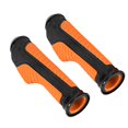 thumbnail image 3 of 22mm Moto en Aluminium Poignée en Caoutchouc Barre Fin Poignée Accessoire de Modification (Orange), 3 of 8
