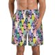 thumbnail image 1 of Fotbe Llamas Colorful Trajes de Baño Estampados para Hombre, Shorts de Verano de Secado Rápido, Ropa de Playa, Bañadores-XX-Large, 1 of 6