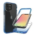 thumbnail image 7 of iPhone 13 Case,Dteck Shockproof Rubber Bumper Hybrid PC Gradient Lightweight Slim Transparent Back Cover without Screen Protector For Apple iPhone 13 6.1-inch,Blue, 7 of 7