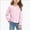 C33-Pink, variant on 14-16 Years Long Sleeve Shirts For Girls Casual Basic Top For Girls Smocked Cuffs Girls Sweatshirts Back To School Outfits For Teen Girls Girl Tops Size 14-16