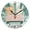 Black, variant on Cartoon Bear Rabbit Drive Valentine Round Wall Clock Silent Analog Battery Operated Black Pointer Home Decor 9.84" Diameter
