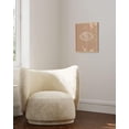 thumbnail image 5 of HAUS AND HUES Boho Posters Neutral Wall Art Prints - Boho Posters and Prints Abstract Art Wall Prints Boho Art Wall Decor Boho Prints Eye of Sauron Peach (16x20 Framed Beige), 5 of 6