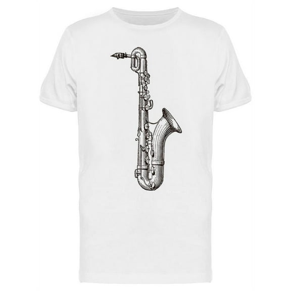 Saxophone T-Shirt Men -Image by Shutterstock, Male Medium