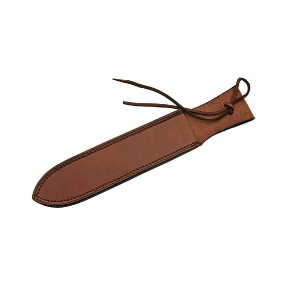 SZCO Supplies 14" Brown Genuine Leather Knife Sheath