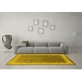 thumbnail image 3 of Ahgly Company Indoor Rectangle Oriental Yellow Traditional Area Rugs, 7' x 9', 3 of 4