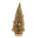 thumbnail image 3 of Árbol de Navidad artificial de mesa, decoración navideña para fiestas. Oro brillante 15cm, 3 of 9