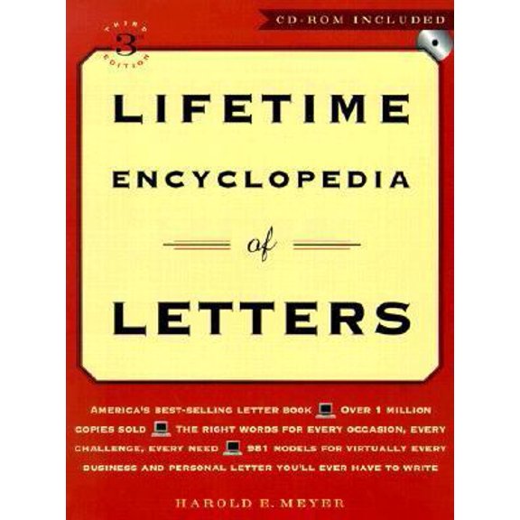 Pre-Owned Lifetime Encyclopedia Of Letters, Third Edition, With Cd-Rom (Paperback) 0735202184 9780735202184