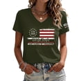 thumbnail image 2 of USA Shirts for Women 250 Years American Flag Shirt 4th of July Tshirt Patriotic Tees Casual Graphic Tops, 2 of 4