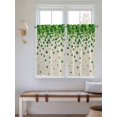 thumbnail image 2 of St. Patrick's Day Living Room Curtains 2 Panel, Spring Lucky Shamrocks Leaves Retro Country Cafe Window Treatment, Farmhouse Bedroom Bathroom Kitchen Curtains Drapes 104"x54", 2 of 6