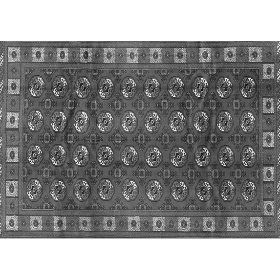 Ahgly Company Indoor Rectangle Persian Gray Traditional Area Rugs, 4' x 6'