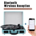 thumbnail image 2 of Reproductor de discos de vinilo DIGITNOW inalámbrico Bluetooth de 3 velocidades, 2 of 7